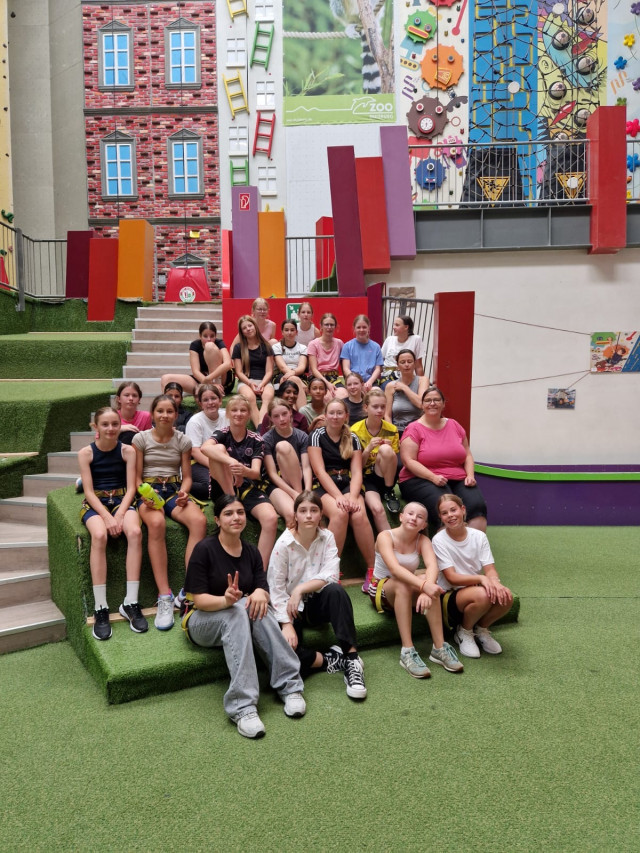 8b in der Kletterhalle