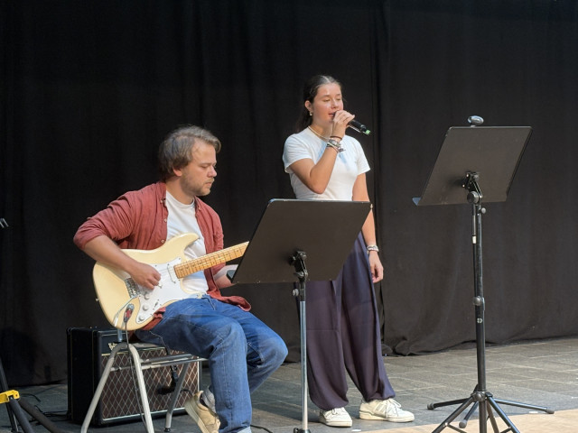 Leon Kunze und Ida Marxer; Foto: Johanna Wiederhold